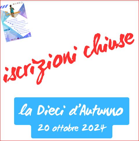 Comunicato: iscrizioni chiuse